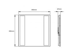 Calibre 600x600 dimensions