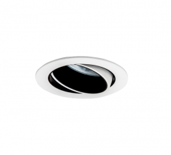 Detail Micro adjustable recessed with white trim