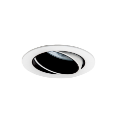 Detail Micro adjustable recessed with white trim