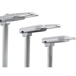three street lights