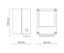 Dimensional Drawing of the ExoCase Mini
