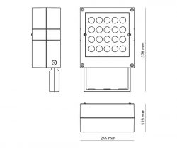 Dimensional Drawing of the ExoCase Max
