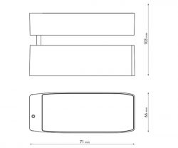 Dimensional drawing of the ExoTwist Midi