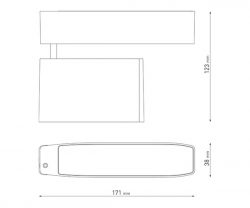 Dimensional drawing of the ExoTwist Mini