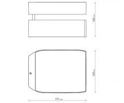 Dimensional drawing of the ExoTwist Max
