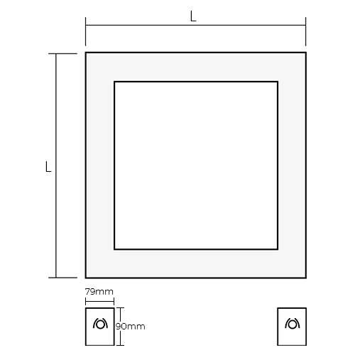 FrameSquareDimensions Advanced Lighting