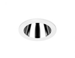Midi downlight with specular reflector