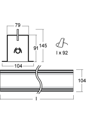 Profile 2 Recessed Dimensions